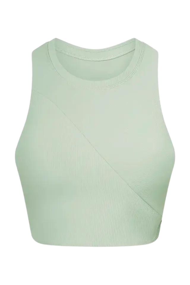 Athena Olive Green Crop Top