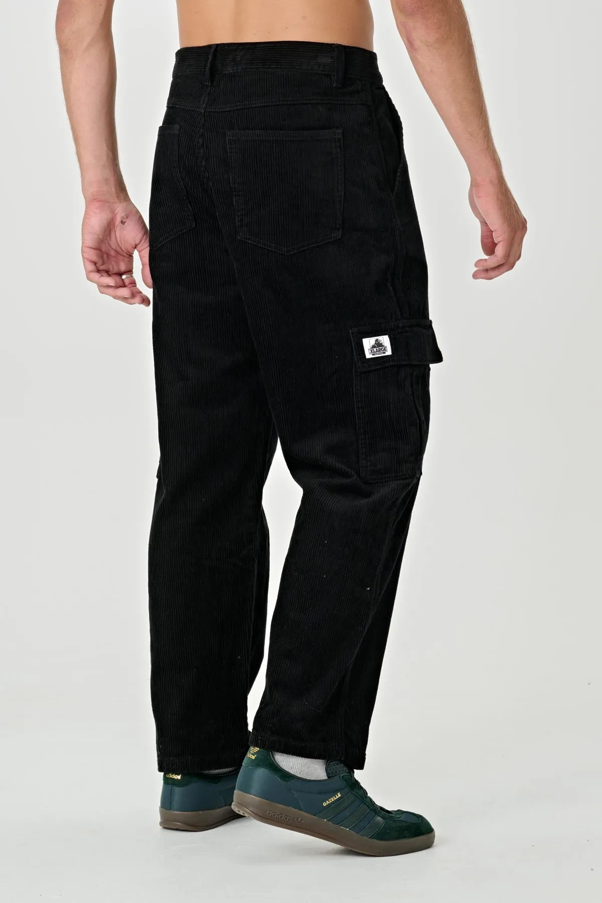 CORD 91 CARGO PANT - BLACK
