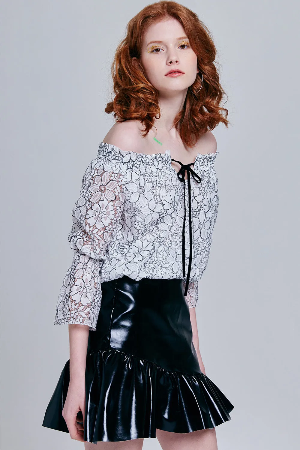 Fabia Floral Peasant Top