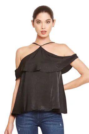 HALTER OFF SHOULDER TOP