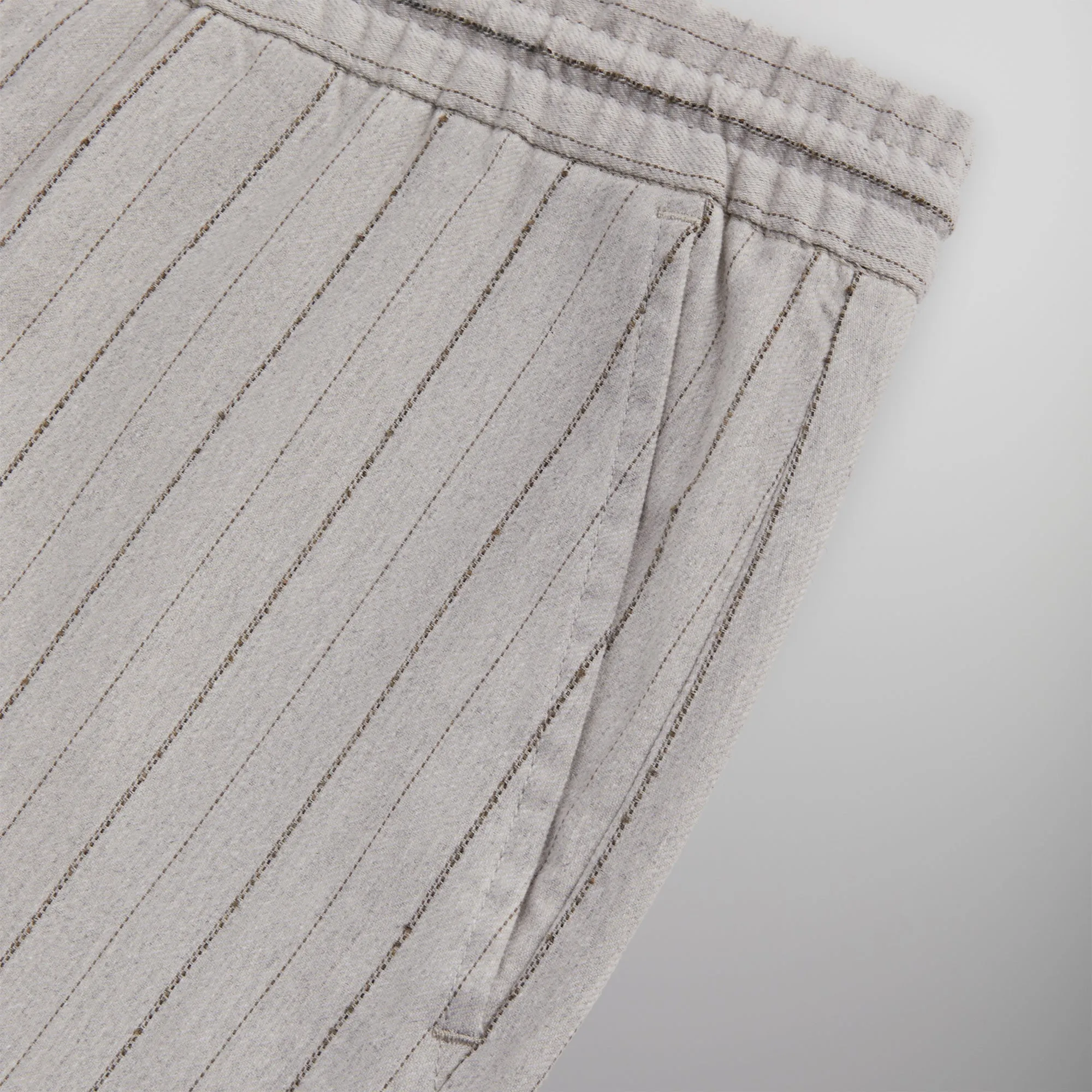 Kith Striped Twill Barrow Pant - Light Heather Grey