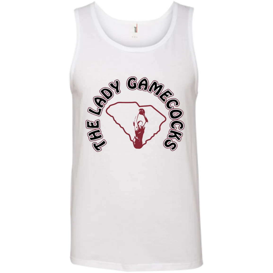 Lady Gamecocks Women's Basketball-Inspired Unisex Ringspun Cotton Tank Top