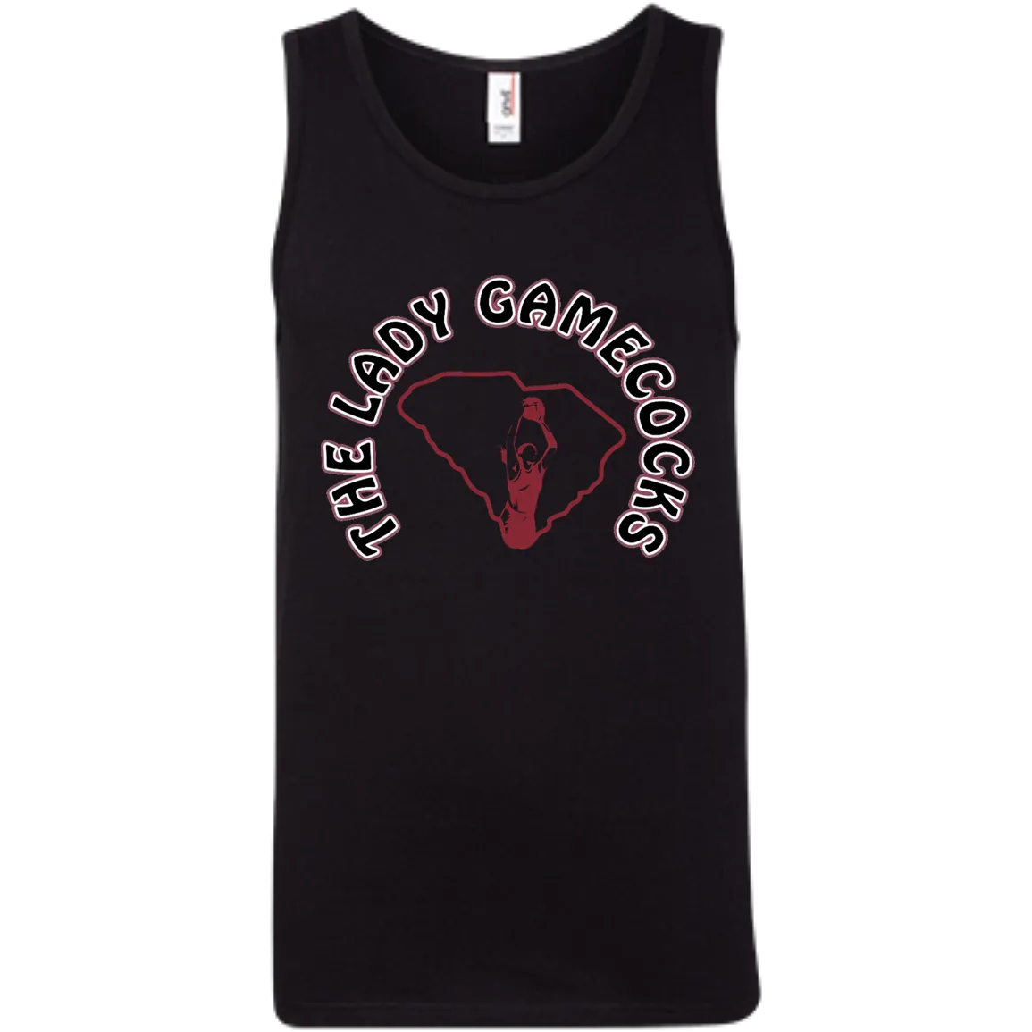 Lady Gamecocks Women's Basketball-Inspired Unisex Ringspun Cotton Tank Top