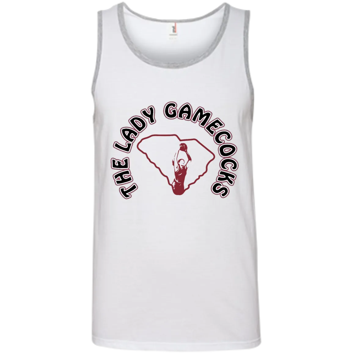Lady Gamecocks Women's Basketball-Inspired Unisex Ringspun Cotton Tank Top