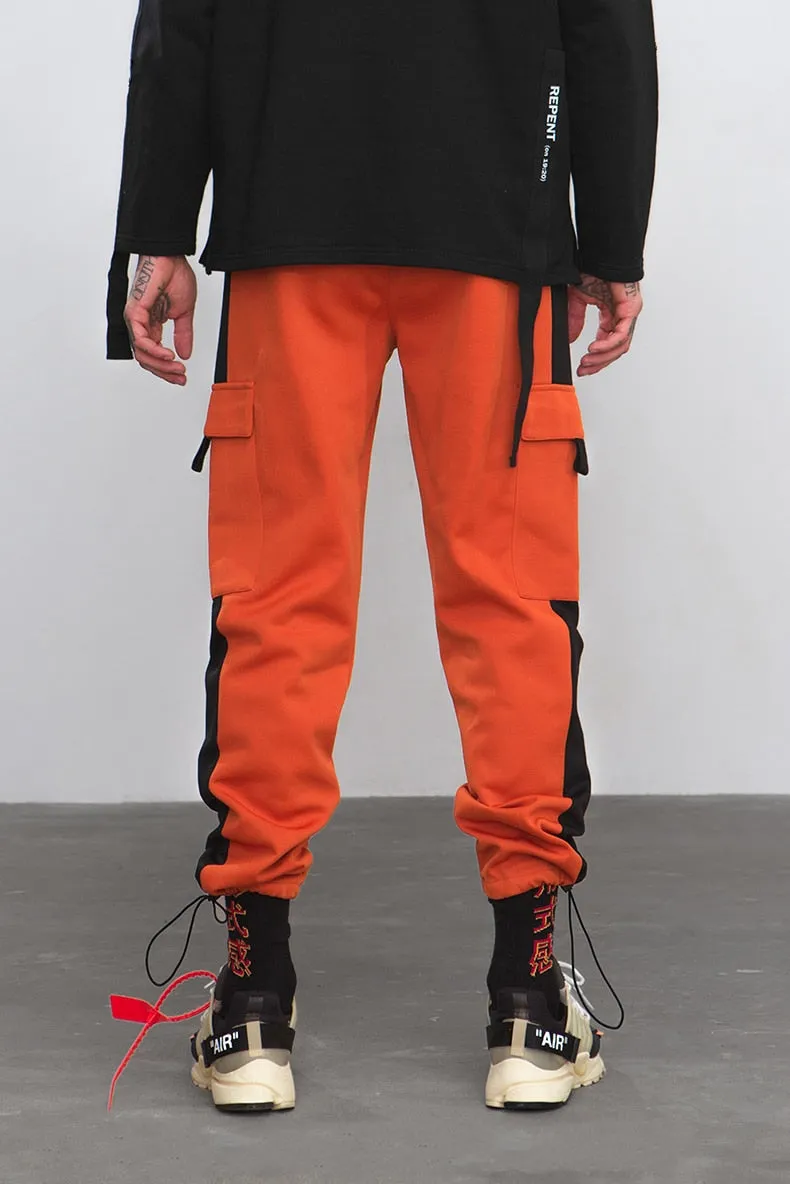 Men's Spring/Autumn Patchwork Loose Joggers