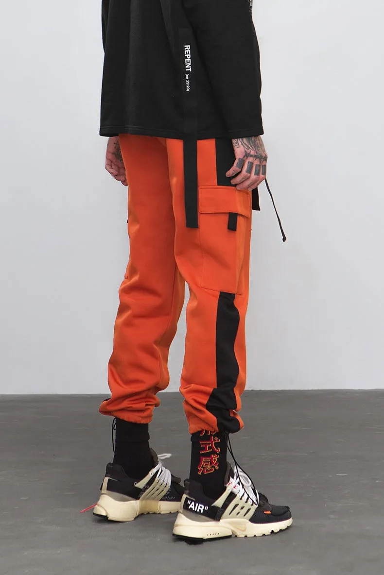 Men's Spring/Autumn Patchwork Loose Joggers