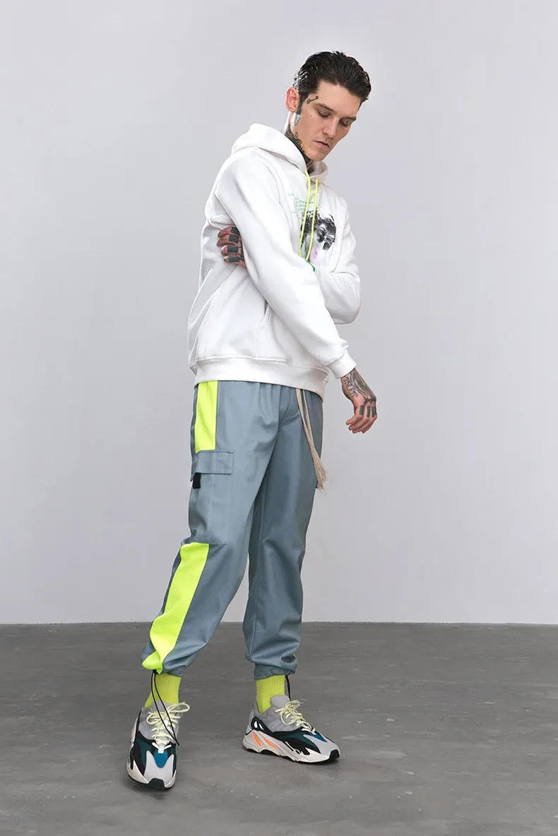 Men's Spring/Autumn Patchwork Loose Joggers