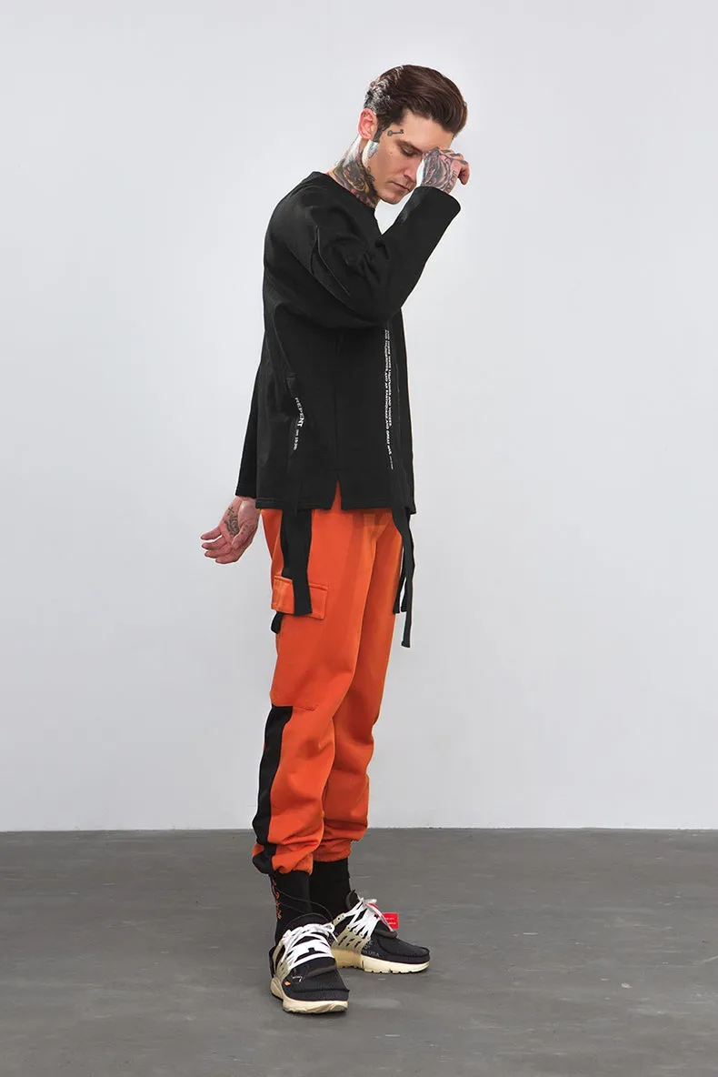 Men's Spring/Autumn Patchwork Loose Joggers