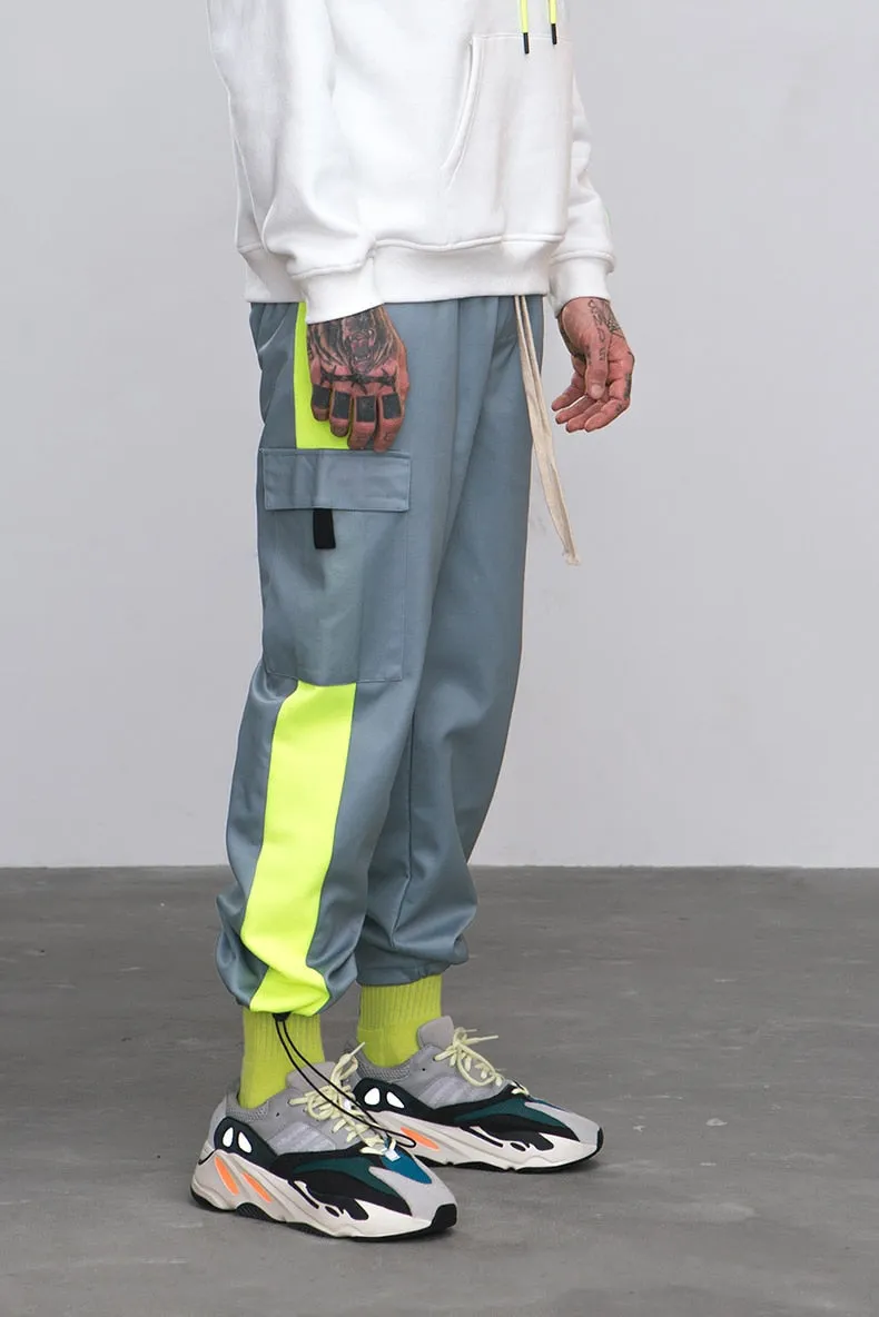 Men's Spring/Autumn Patchwork Loose Joggers