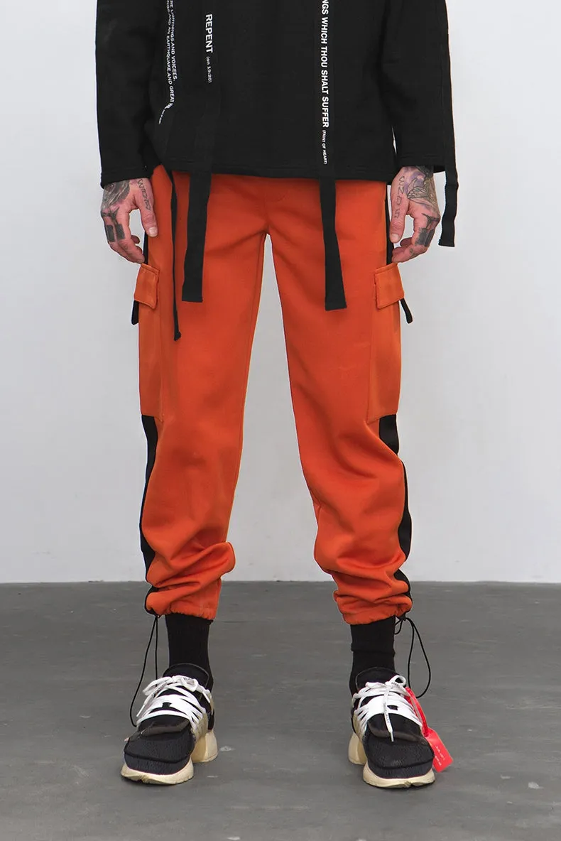 Men's Spring/Autumn Patchwork Loose Joggers