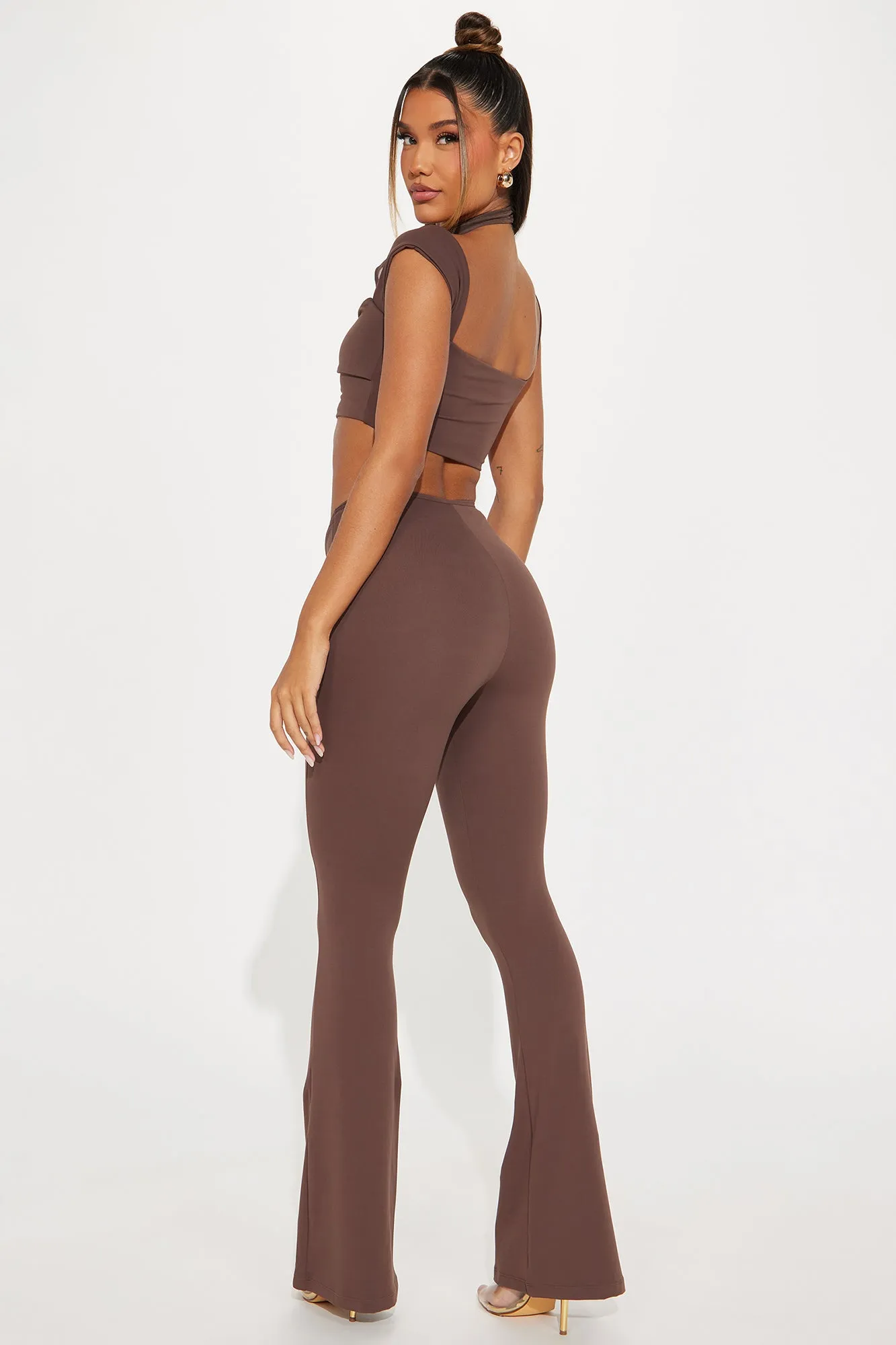 Smooth Moves Pant Set - Brown